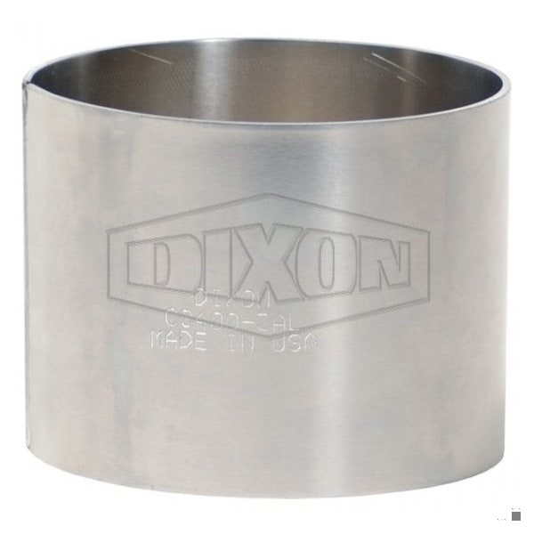 Dixon King Crimp Crimp Sleeve, 4 in Nominal, 3-3/4 L x 0.09 in Thick, Carbon Steel, Domestic CS400-4CS - main